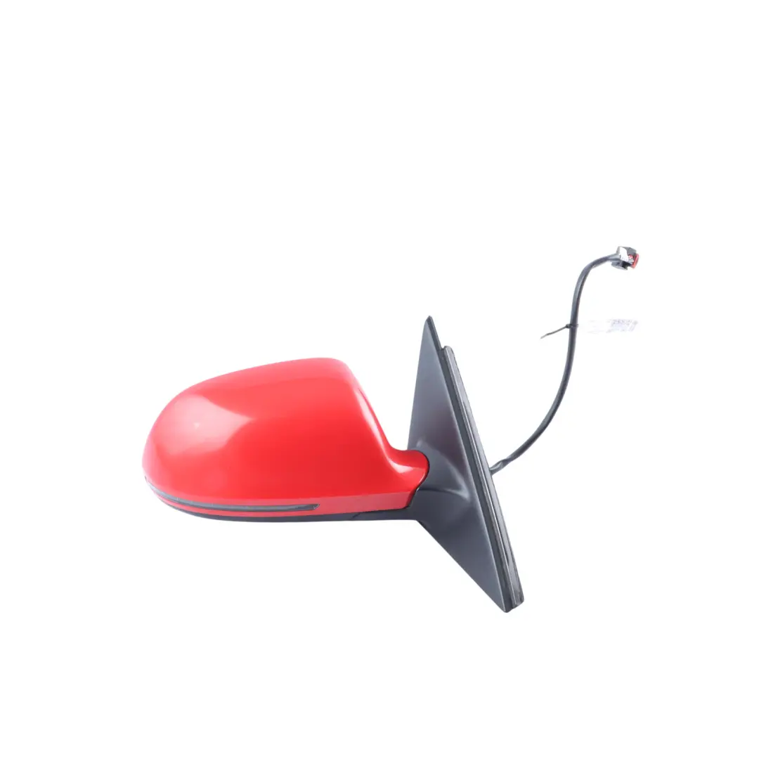 Audi A4 B8 2008 Door Wing Mirror Electric Adjust Right O/S Misano Red Pearl Z3M - SKU RHD-8K2857410D-MRE - Part number 8K2857410D