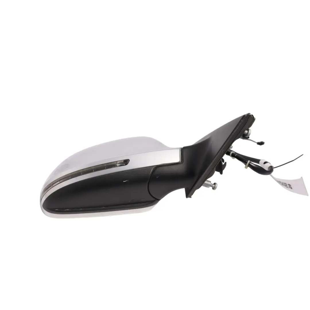 Audi A4 S4 B8 Door Wing Mirror Right O/S Memory Electric Aluminium Cover - SKU RHD-8K2857410G-ALU - Part number 8K2857410G