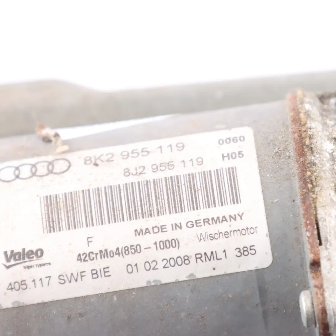 Audi A4 B8 Front Windshield Windscreen Wiper Motor Linkage Rack - SKU RHD-8K2955023A - Part number 8K2955023A