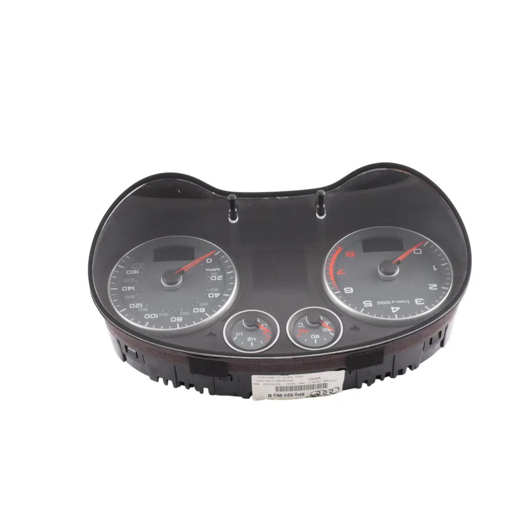 Audi A3 8V Instrument Cluster Speedometer Clocks Petrol Manual - SKU RHD-8P0920983B - Part number 8P0920983B