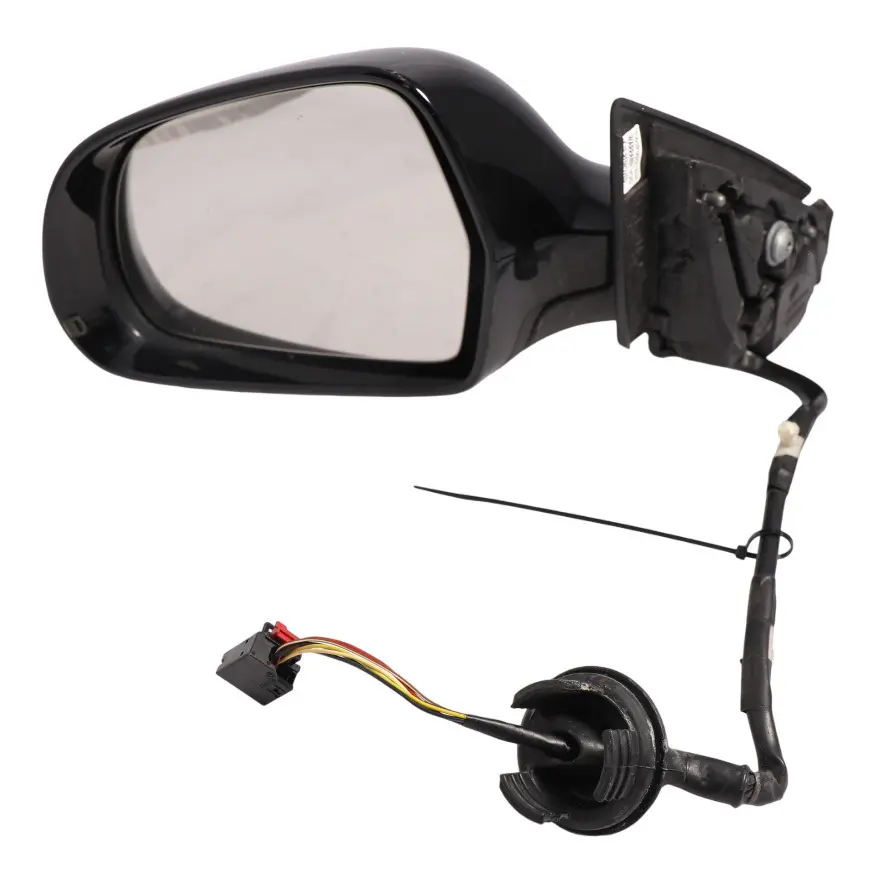 Wing Mirror Electric Outside Door Left N/S Brilliant Black - Y9B to Audi A3 8P with Part number 8P2858531DB Audi A3 8P Wing Mirror Electric Outside Door Left N/S Brilliant Black - Y9B - SKU RHD-8P2858531DB-BBL - Part number 8P2858531DB