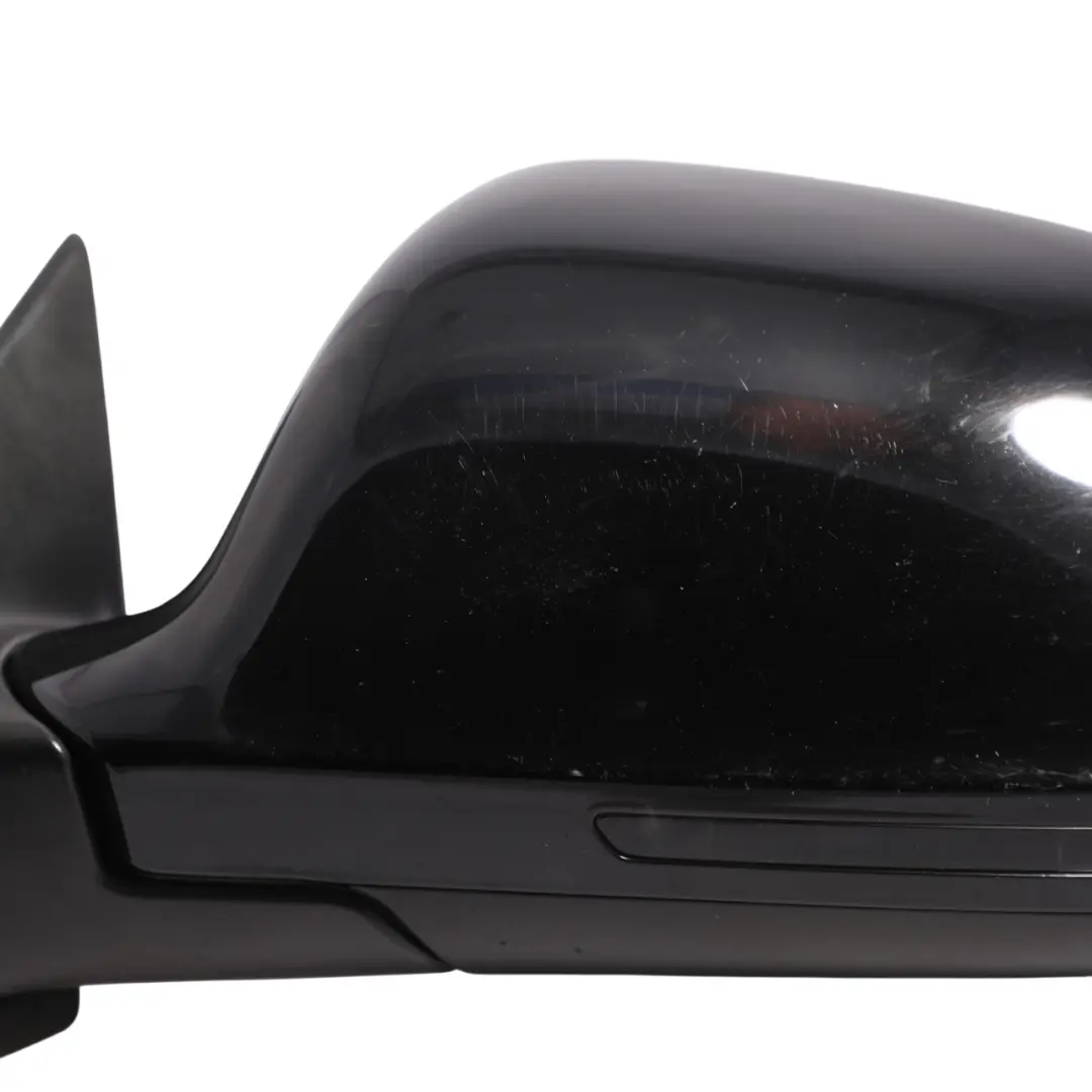 Audi A3 8P Wing Mirror Electric Outside Door Left N/S Brilliant Black - Y9B - SKU RHD-8P2858531DB-BBL - Part number 8P2858531DB