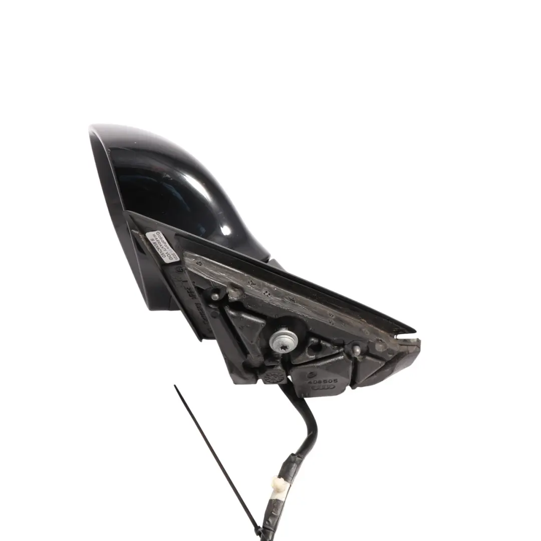 Audi A3 8P Wing Mirror Electric Outside Door Left N/S Brilliant Black - Y9B - SKU RHD-8P2858531DB-BBL - Part number 8P2858531DB