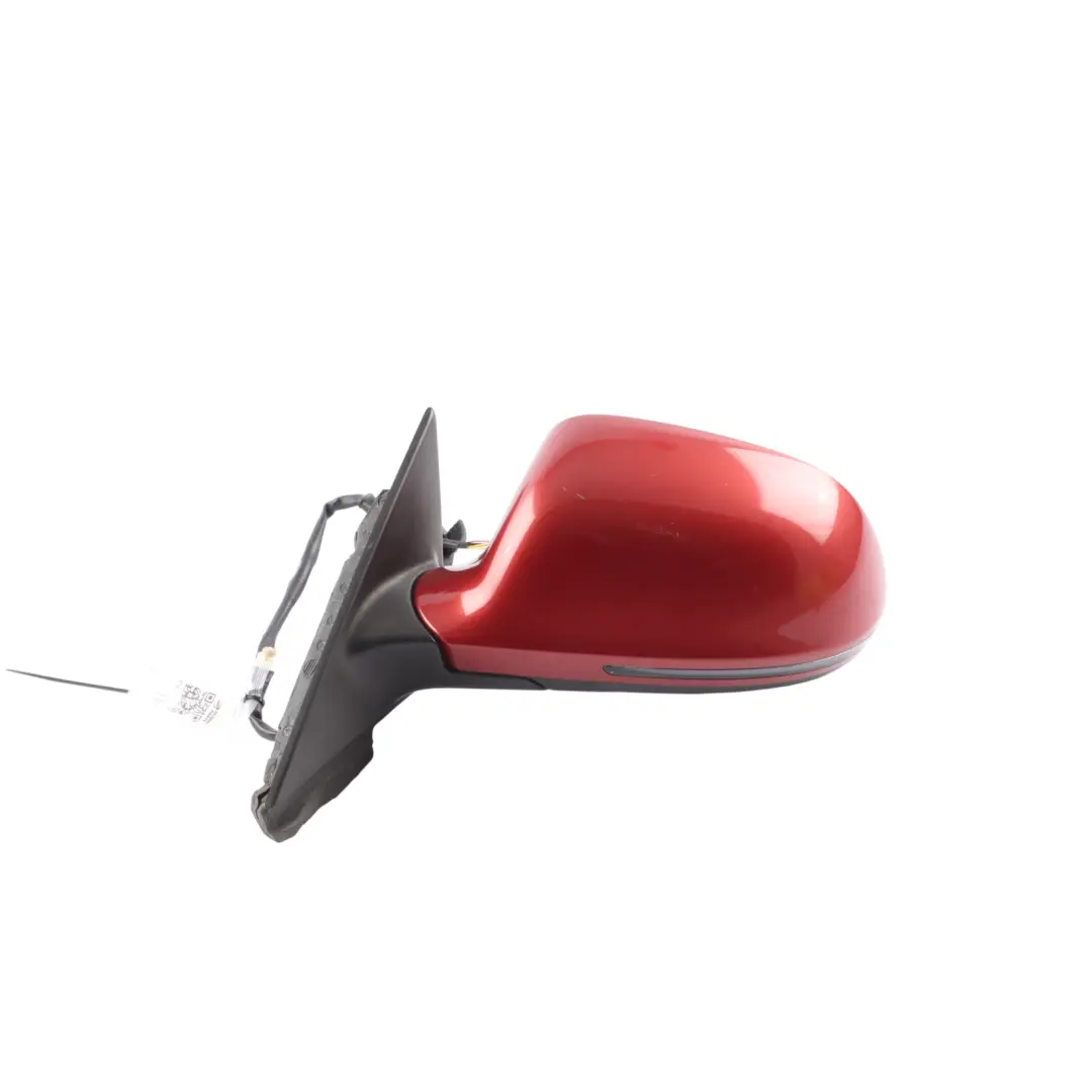 Audi A3 8P Door Wing Mirror Glass Left N/S Garnet Red Pearl Effect - Z3F - SKU RHD-8P2858531EB-GAR - Part number 8P2858531EB