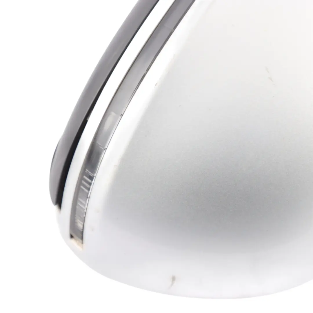 Audi A3 8P Door Wing Mirror Left N/S Outside Ice Silver Metallic X7W - SKU RHD-8P2858531EB-ICS - Part number 8P2858531EB