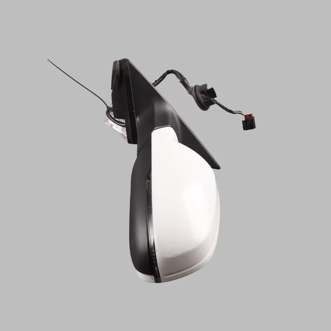 Audi A3 8P Electric Wing Mirror Left N/S Door Ibis White - Y9C - SKU RHD-8P2858531GB-IWH - Part number 8P2858531GB