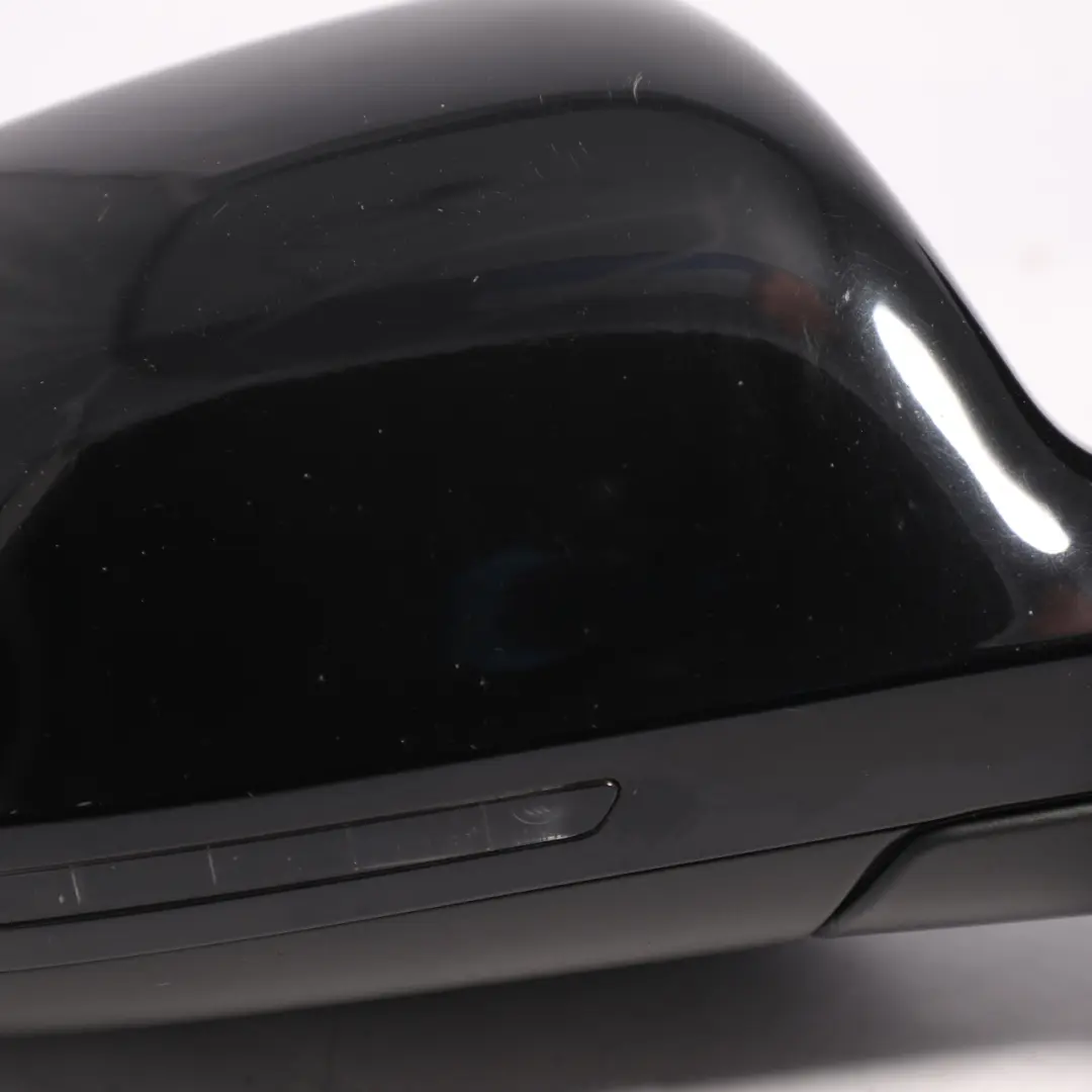 Audi A3 8P Wing Mirror Electric Outer Door Right O/S Brilliant Black - Y9B - SKU RHD-8P2858532DB-BBL1 - Part number 8P2858532DB