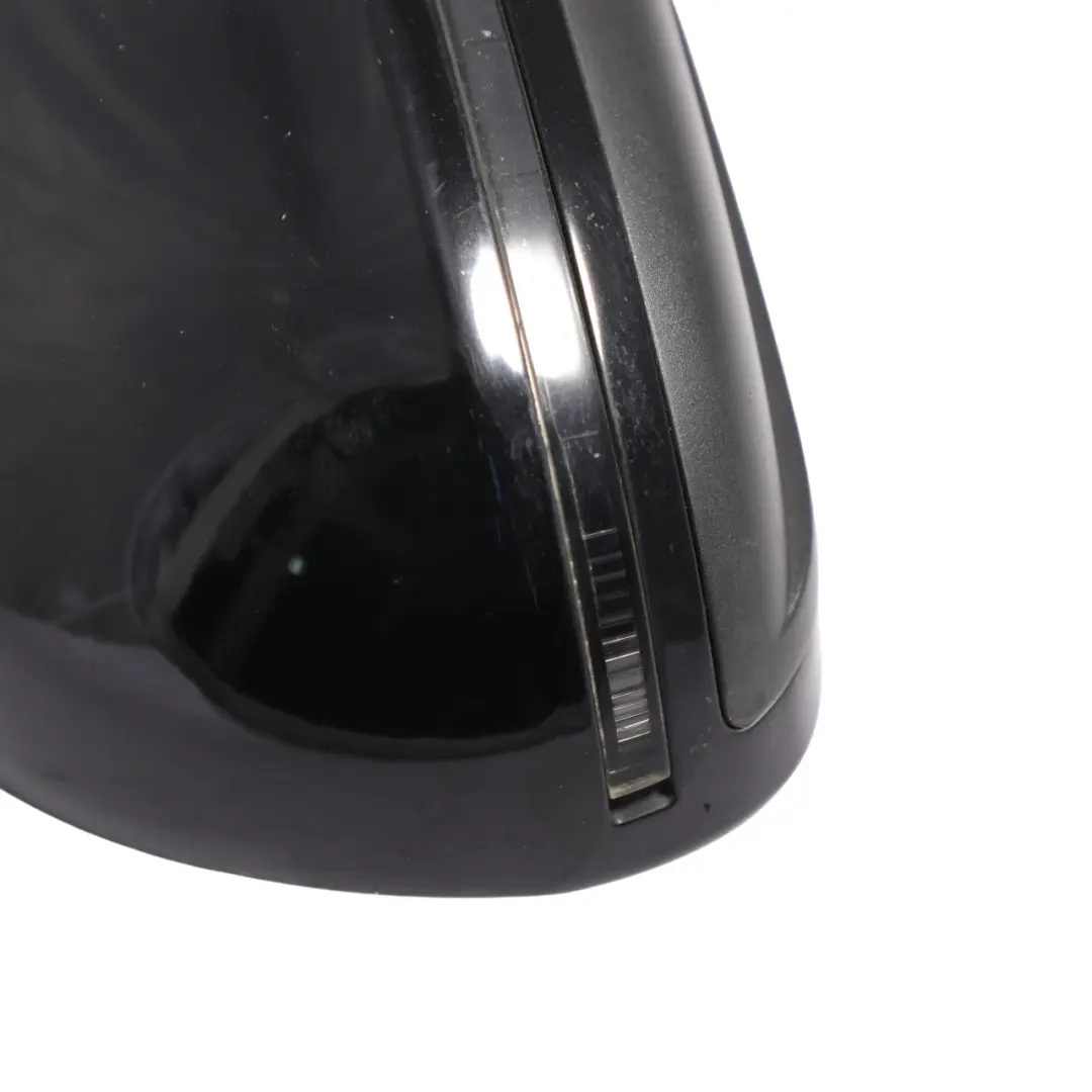 Audi A3 8P Wing Mirror Electric Outer Door Right O/S Brilliant Black - Y9B - SKU RHD-8P2858532DB-BBL1 - Part number 8P2858532DB