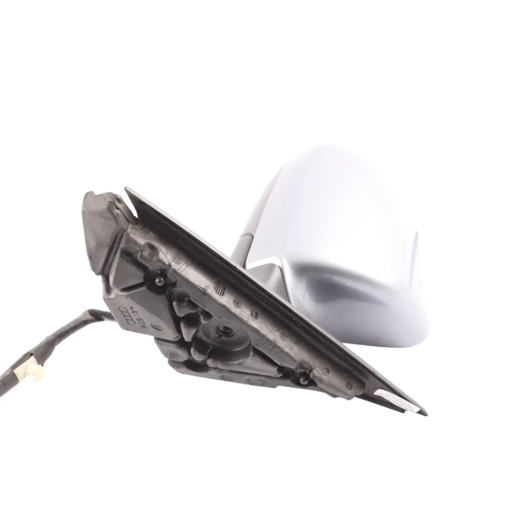 Audi A3 8P Wing Side Mirror Ice Silver Metallic Right O/S - SKU RHD-8P2858532EB-ICS1 - Part number 8P2858532EB