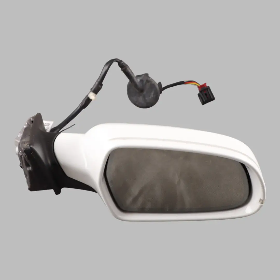 Audi A3 8P Electric Wing Mirror Right O/S Ibis White - Y9C - SKU RHD-8P2858532GB-IWH - Part number 8P2858532GB