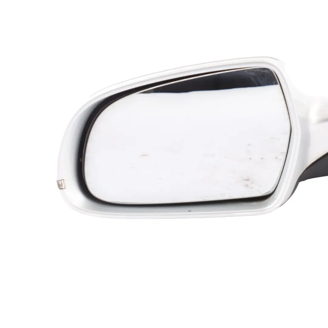 Audi A3 8P Convertible Wing Mirror Heated Electric Left N/S Ice Silver - X7W - SKU RHD-8P7858531BE-ICS - Part number 8P7858531BE