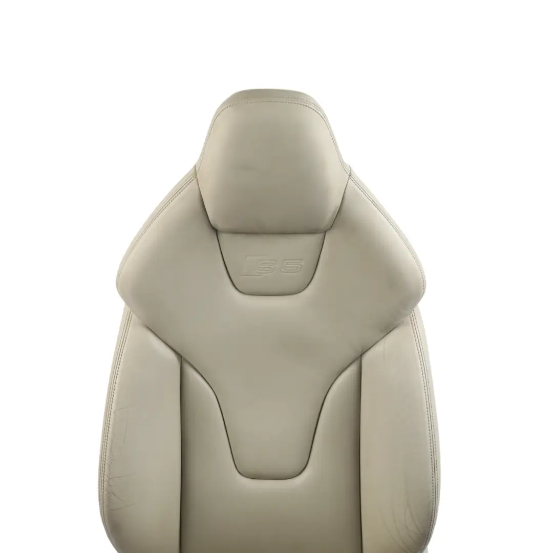 Front Sport Seat Memory Heated Leather Pearl Silver Left N/S to Audi S5 8T Coupe with Part number 8T0881805F Audi S5 8T Coupe Front Sport Seat Memory Heated Leather Pearl Silver Left N/S - SKU RHD-8T0881805F-4 - Part number 8T0881805F