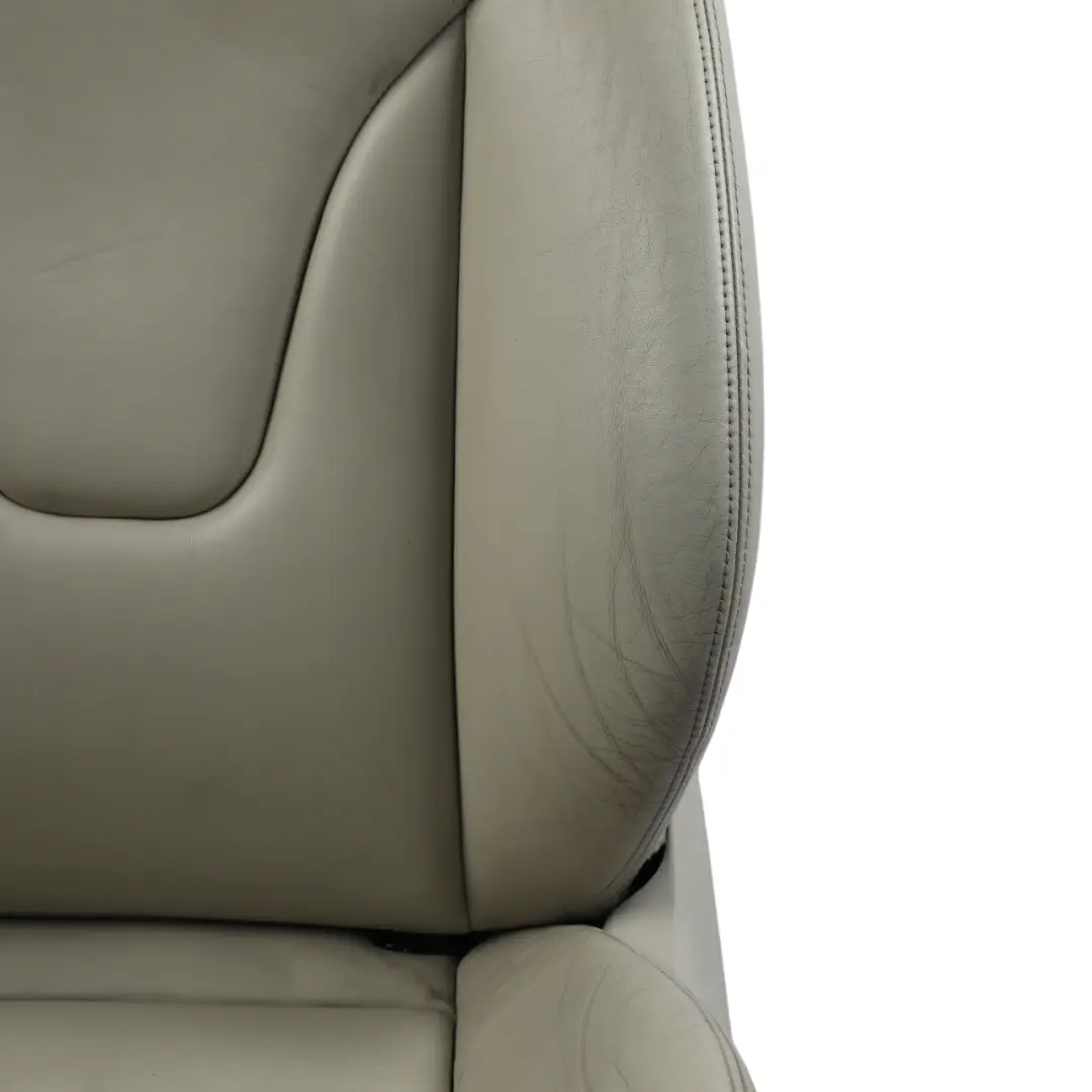 Audi S5 8T Coupe Front Sport Seat Memory Heated Leather Pearl Silver Left N/S - SKU RHD-8T0881805F-4 - Part number 8T0881805F