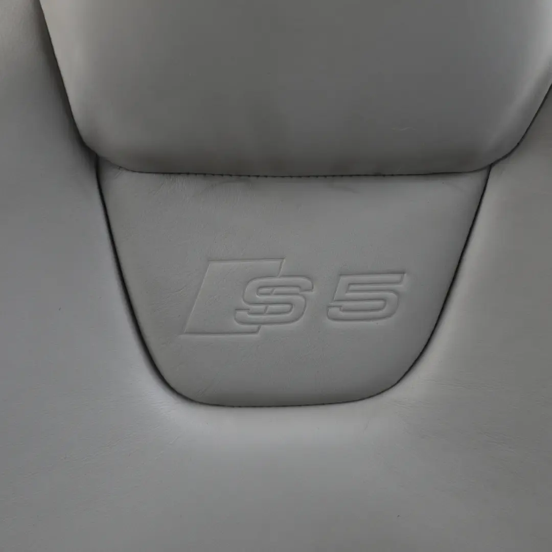 Front Sport Seat Memory Heated Leather Pearl Silver Left N/S to Audi S5 8T Coupe with Part number 8T0881805F Audi S5 8T Coupe Front Sport Seat Memory Heated Leather Pearl Silver Left N/S - SKU RHD-8T0881805F-4 - Part number 8T0881805F
