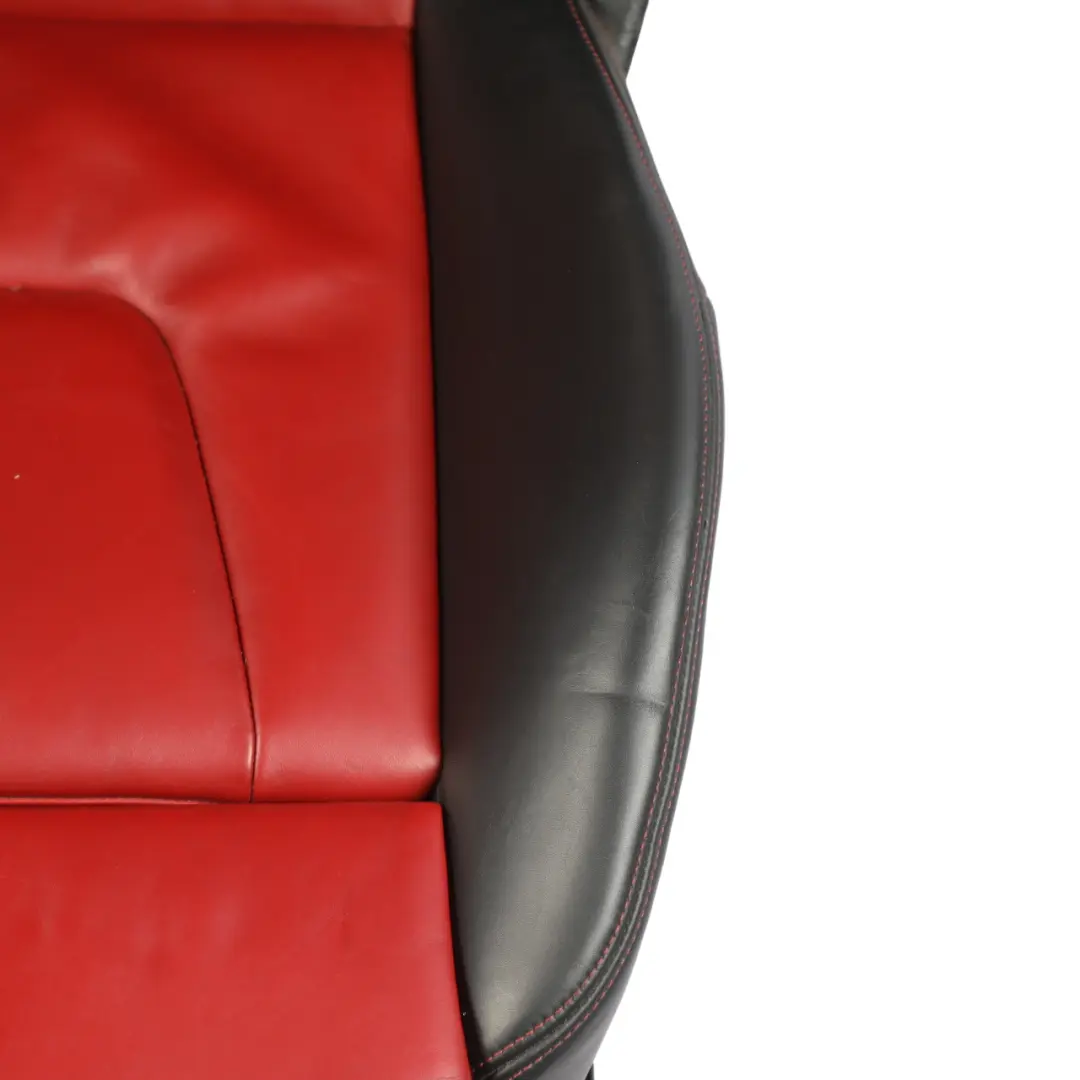 Audi S5 8T Coupe Front Sport Seat Heated Electric Leather Black Red Right O/S - SKU RHD-8T0881806CD-2 - Part number 8T0881806CD