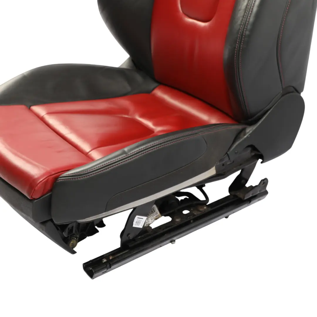 Audi S5 8T Coupe Front Sport Seat Heated Electric Leather Black Red Right O/S - SKU RHD-8T0881806CD-2 - Part number 8T0881806CD