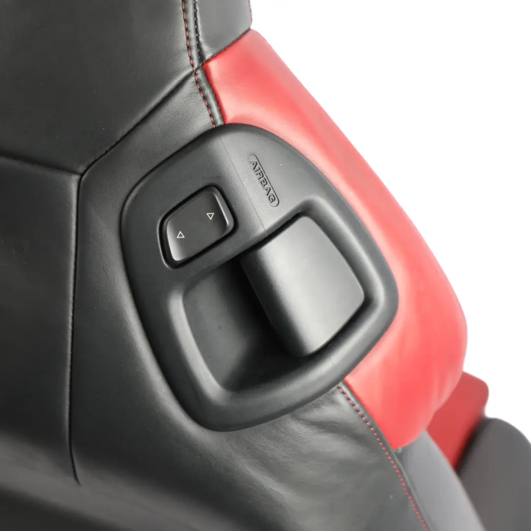 Audi S5 8T Coupe Front Sport Seat Heated Electric Leather Black Red Right O/S - SKU RHD-8T0881806CD-2 - Part number 8T0881806CD