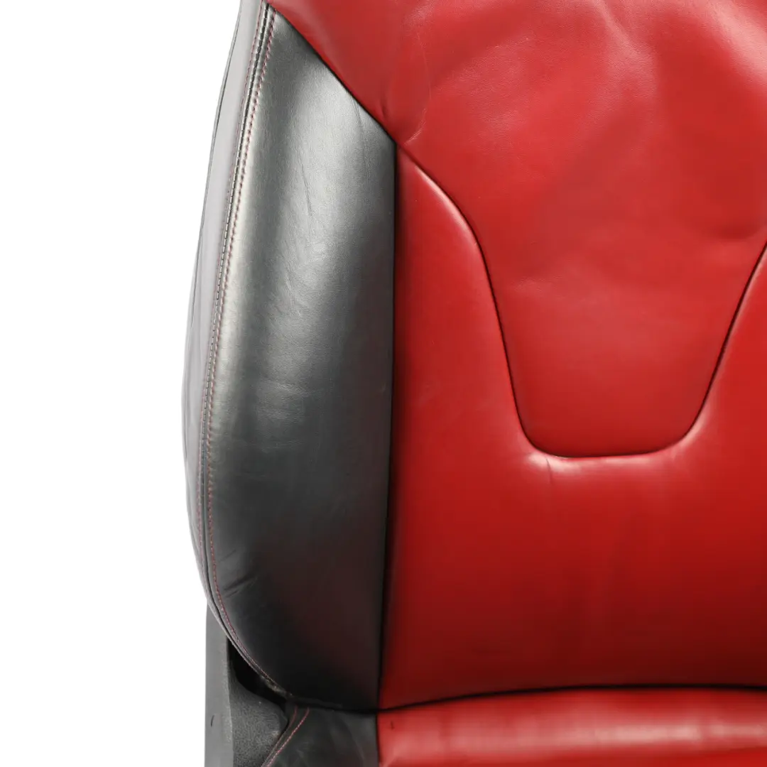 Audi S5 8T Coupe Front Sport Seat Heated Electric Leather Black Red Right O/S - SKU RHD-8T0881806CD-2 - Part number 8T0881806CD