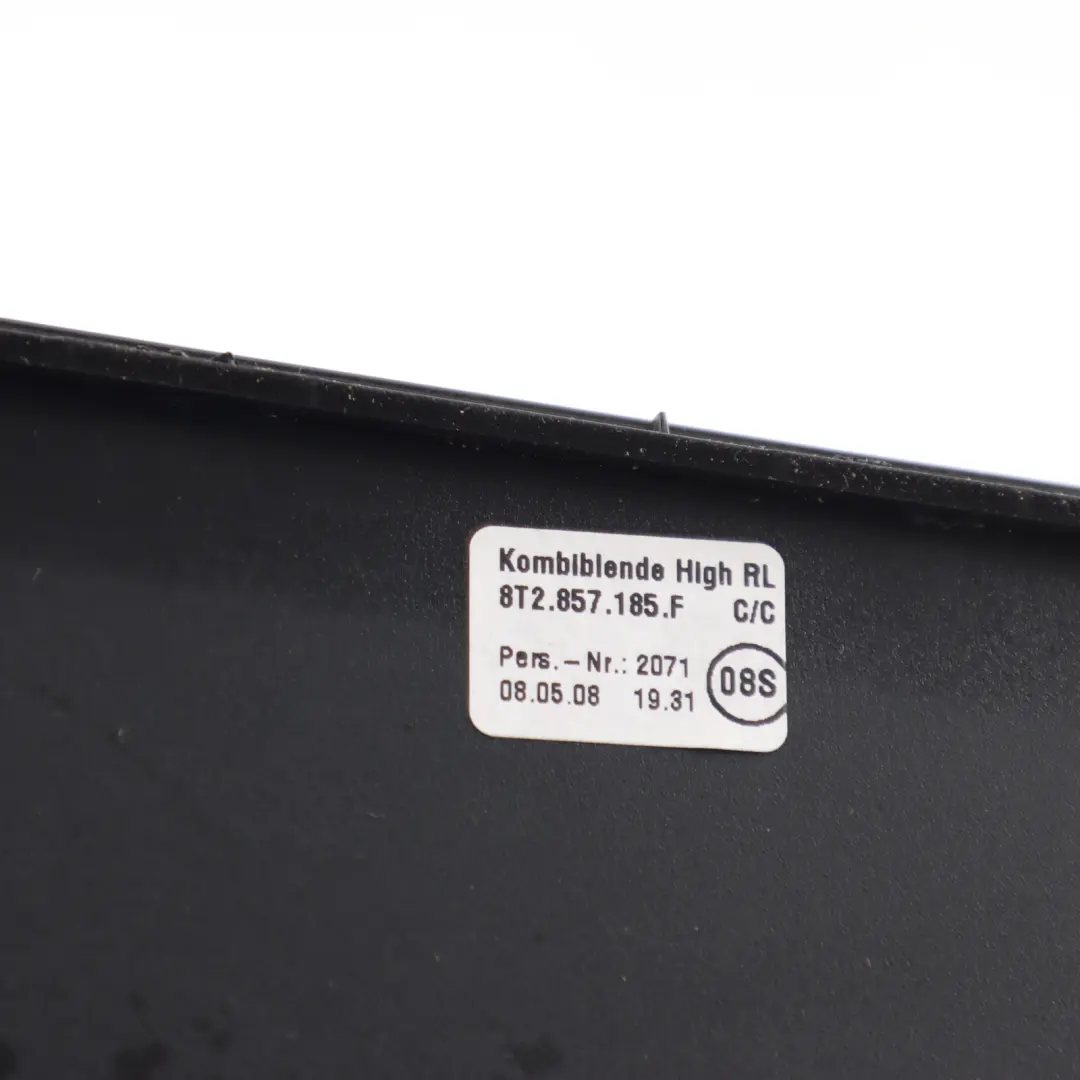 Audi S5 A5 8T Multimedia Display Screen Surround Trim Panel - SKU RHD-8T2857185F - Part number 8T2857185F