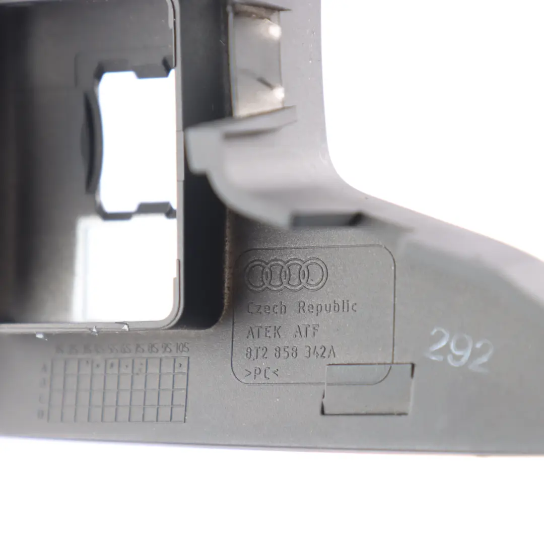 Audi A4 B8 Headlight Switch Panel Cover Trim Surround Black - SKU RHD-8T2858342A - Part number 8T2858342A