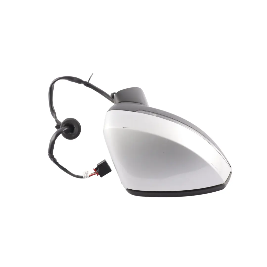 Audi A3 8V Wing Mirror Electric Door Outside Right O/S Ice Silver - X7W - SKU RHD-8V2857410F-ICS - Part number 8V2857410F
