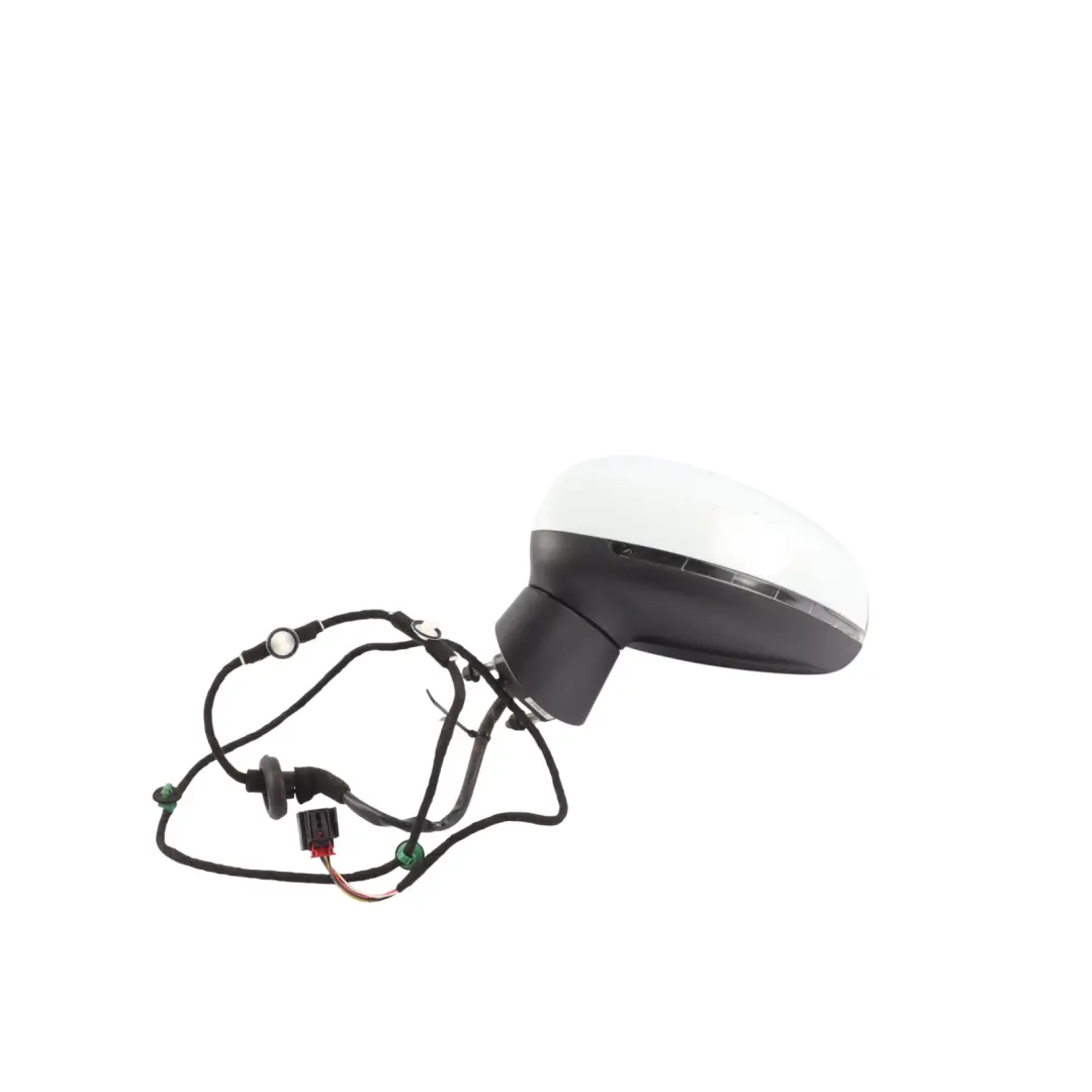 Wing Mirror Electric Outside Door Left N/S Glacier White Pearl - S9R to Audi A1 8X with Part number 8X2857409K Audi A1 8X Wing Mirror Electric Outside Door Left N/S Glacier White Pearl - S9R - SKU RHD-8X2857409K-MGW - Part number 8X2857409K
