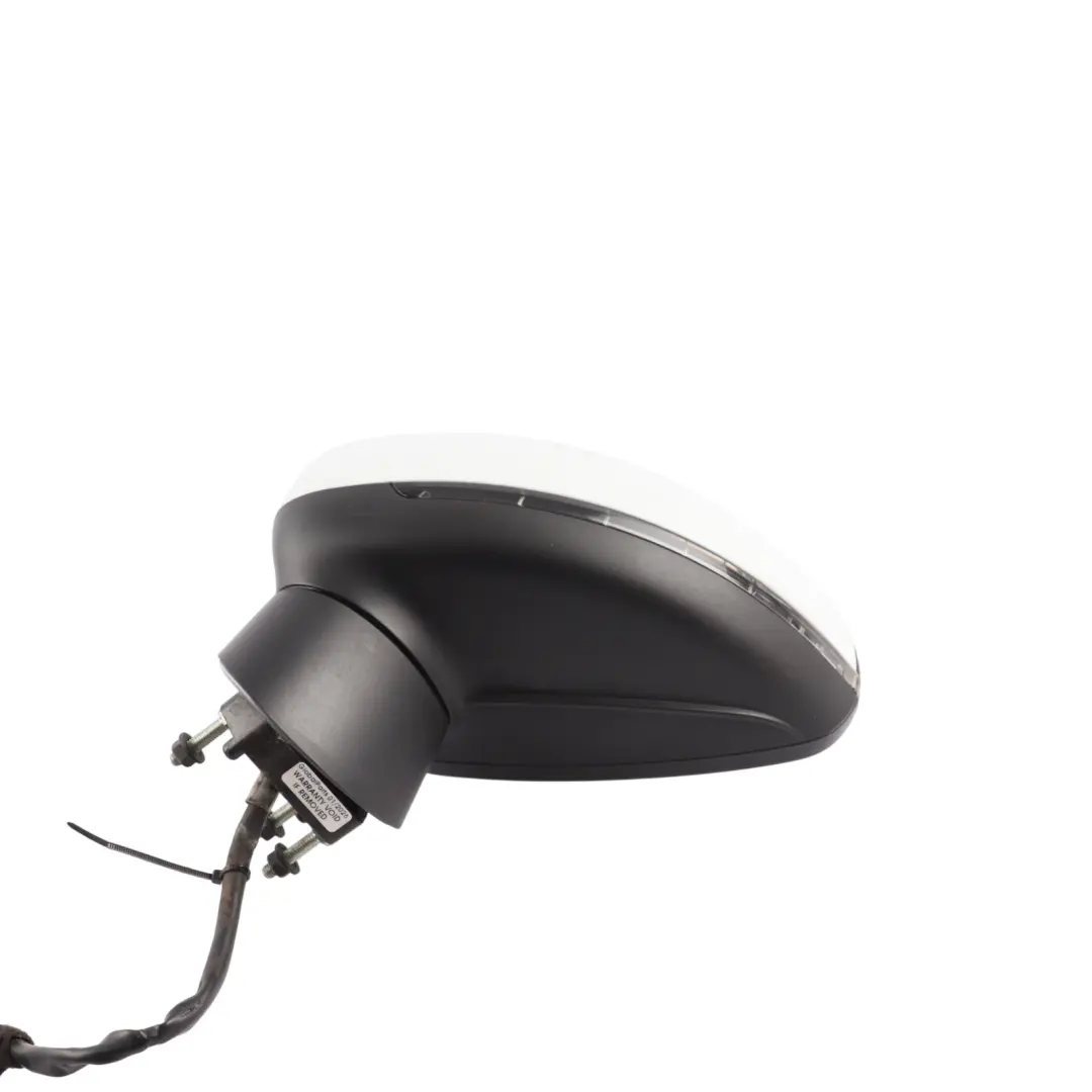 Audi A1 8X Wing Mirror Electric Outside Door Left N/S Glacier White Pearl - S9R - SKU RHD-8X2857409K-MGW - Part number 8X2857409K