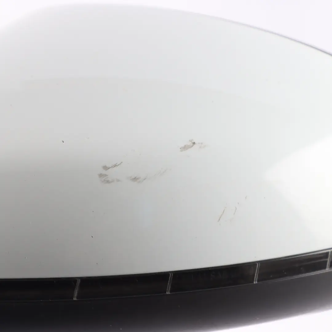 Audi A1 8X Wing Mirror Electric Outside Door Left N/S Glacier White Pearl - S9R - SKU RHD-8X2857409K-MGW - Part number 8X2857409K