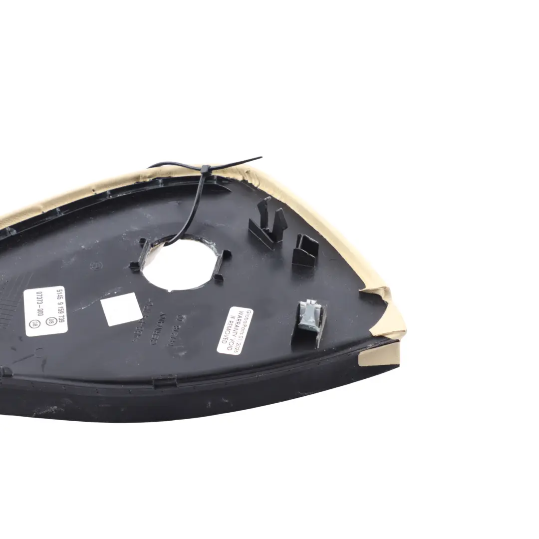 Side Panel Left N/S Cover Trim Dashboard Champagner 9159739 to BMW F01 F02 LCI with Part number 9112157 BMW F01 F02 LCI Side Panel Left N/S Cover Trim Dashboard Champagner 9159739 - SKU RHD-7976972 - Part number 9112157