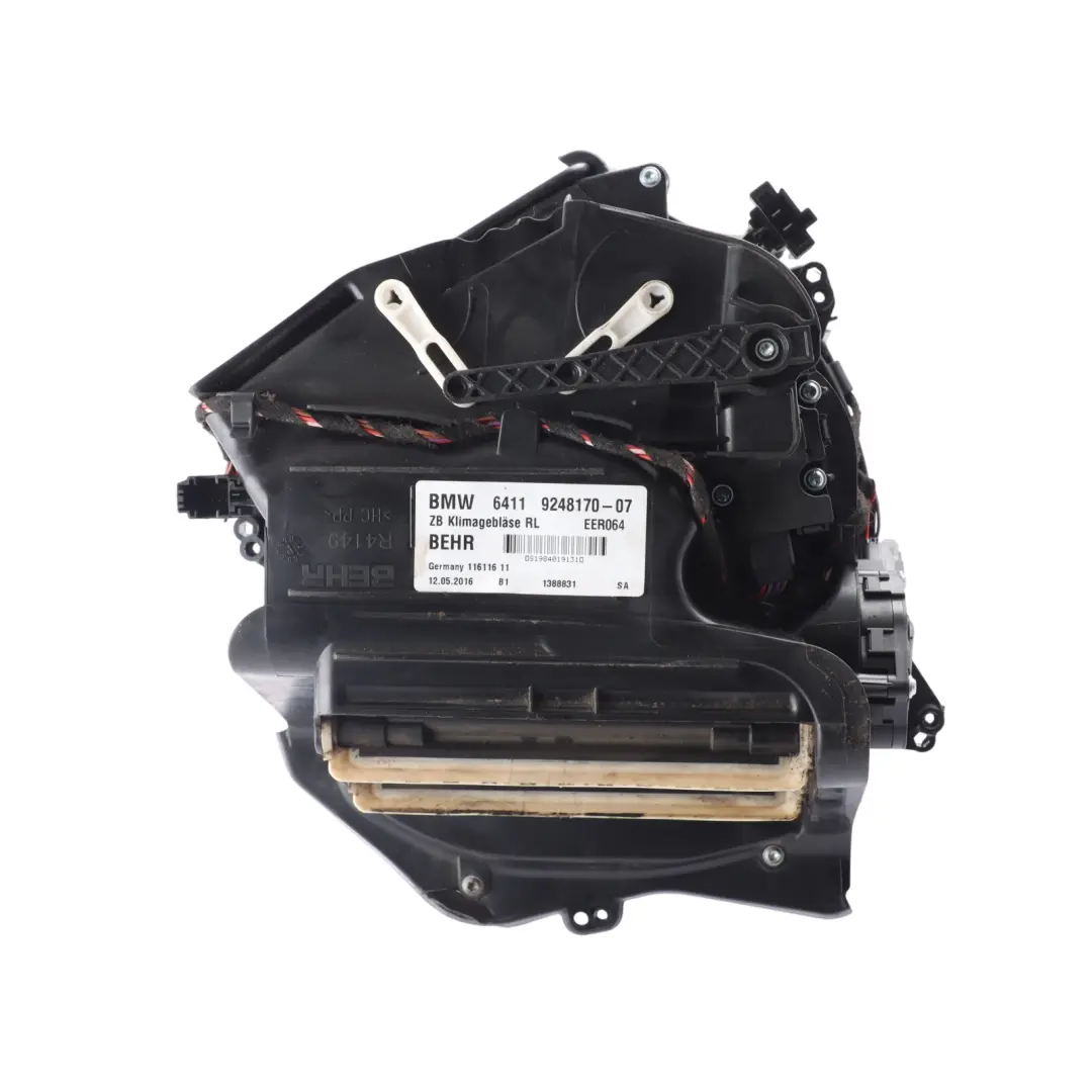 Heater Fan Blower Unit Motor to BMW F01 F10 F11 F12 F30 Air with Part number 9248170 BMW F01 F10 F11 F12 F30 Air Heater Fan Blower Unit Motor - SKU RHD-9248170-2 - Part number 9248170