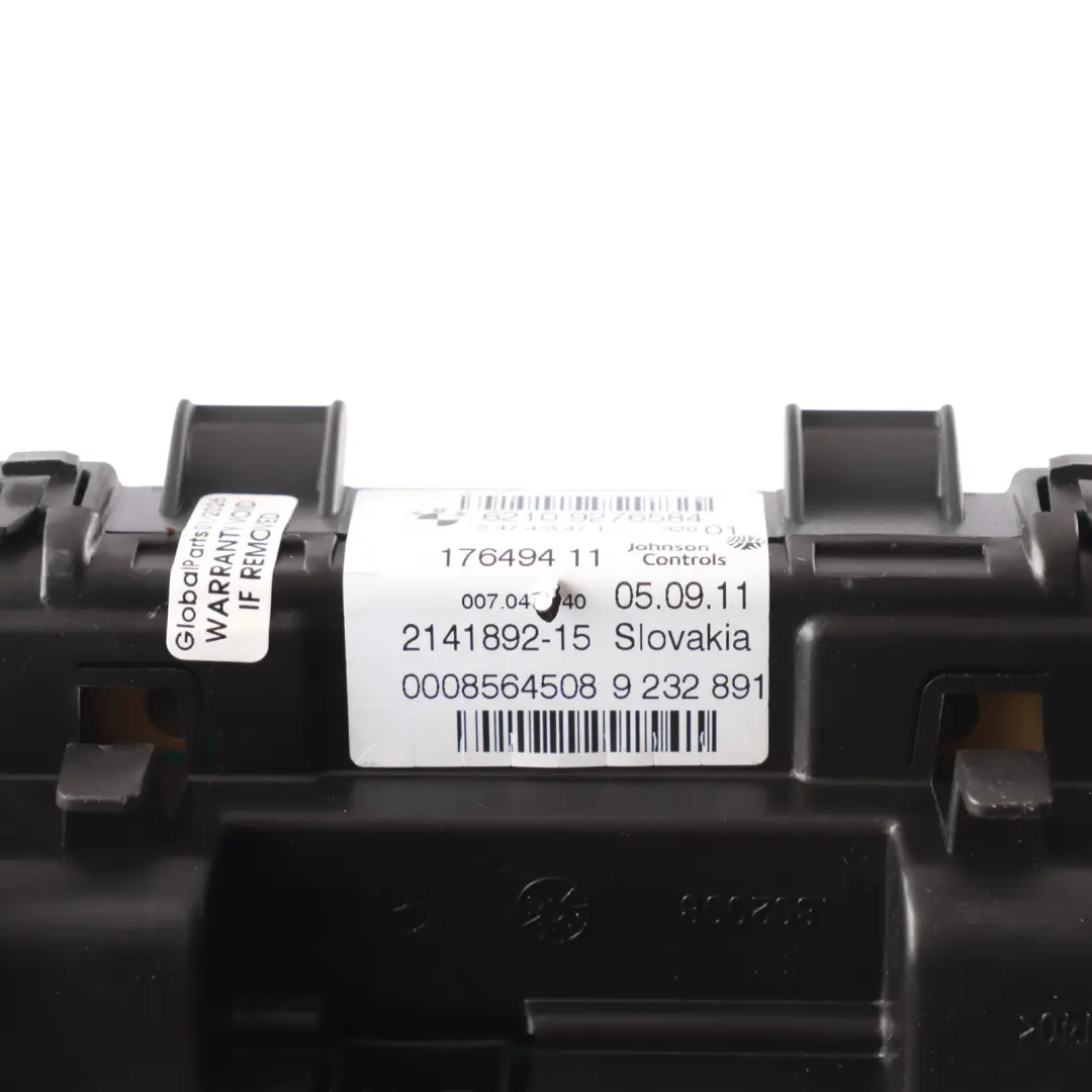 Instrument Cluster Petrol Speedo Meter Clocks Manual to BMW F20 F21 with Part number 9276584 BMW F20 F21 Instrument Cluster Petrol Speedo Meter Clocks Manual - SKU RHD-9276584 - Part number 9276584