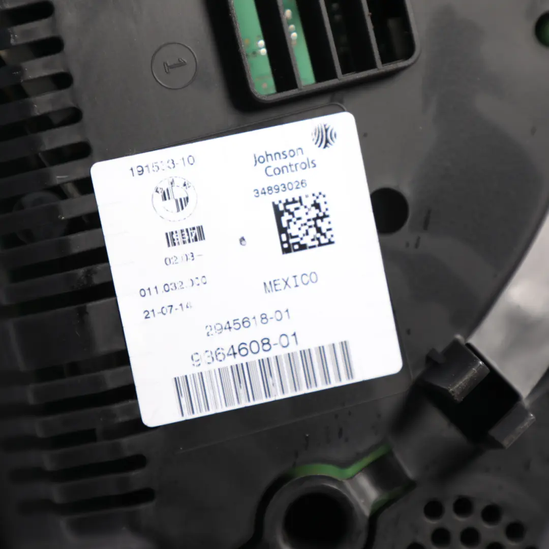 BMW X5 F15 X6 F16 Instrument Cluster Speedo Clocks Diesel Automatic - SKU RHD-9364608 - Part number 9364608