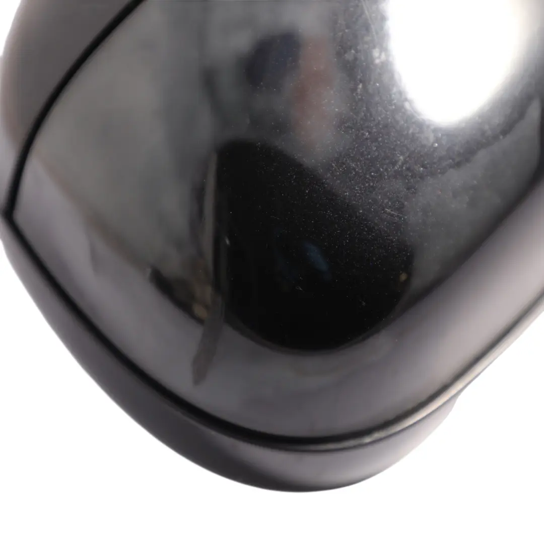Porsche Cayenne 9PA Side View Wing Mirror Electric Right O/S Basalt Black -C9Z - SKU RHD-95573183401-BAB - Part number 955731834
