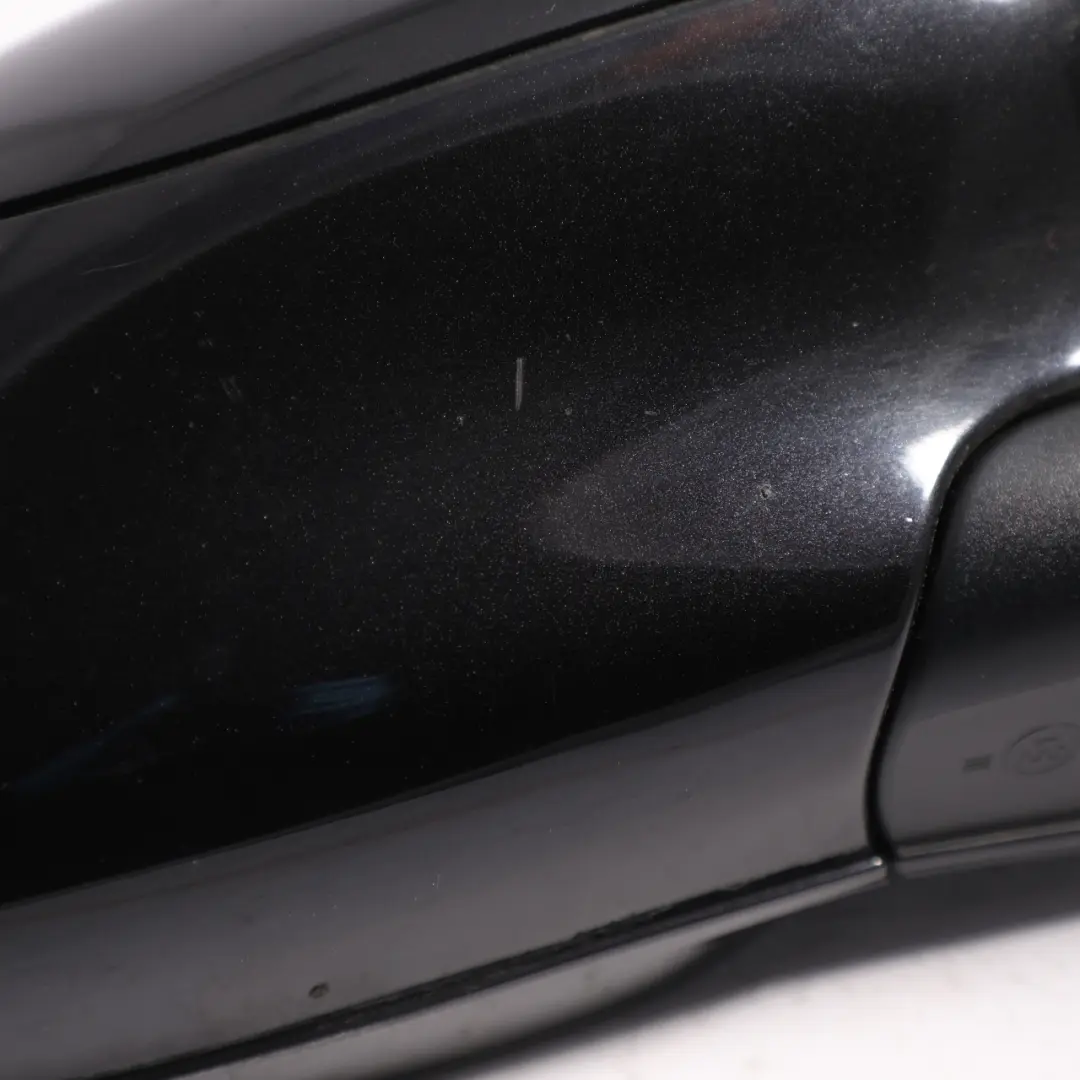 Porsche Cayenne 9PA Side View Wing Mirror Electric Right O/S Basalt Black -C9Z - SKU RHD-95573183401-BAB - Part number 955731834