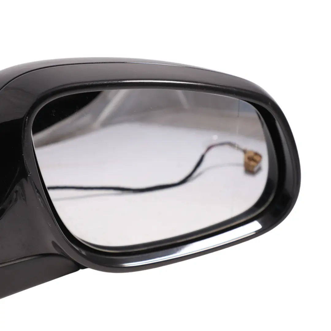 Porsche Cayenne 9PA Side View Wing Mirror Electric Right O/S Basalt Black -C9Z - SKU RHD-95573183401-BAB - Part number 955731834
