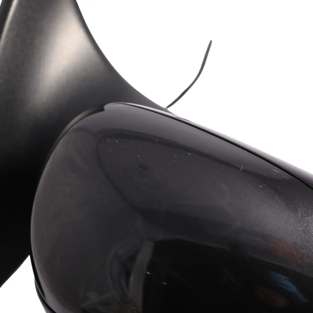 Porsche Cayenne 9PA Side View Wing Mirror Electric Right O/S Basalt Black -C9Z - SKU RHD-95573183401-BAB - Part number 955731834