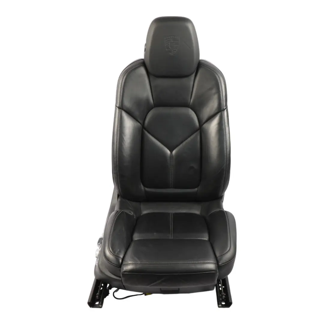 Porsche Cayenne 92A Front Seat Memory Heated Smooth Leather Black Right O/S - SKU RHD-95852186100-1 - Part number 95852186100
