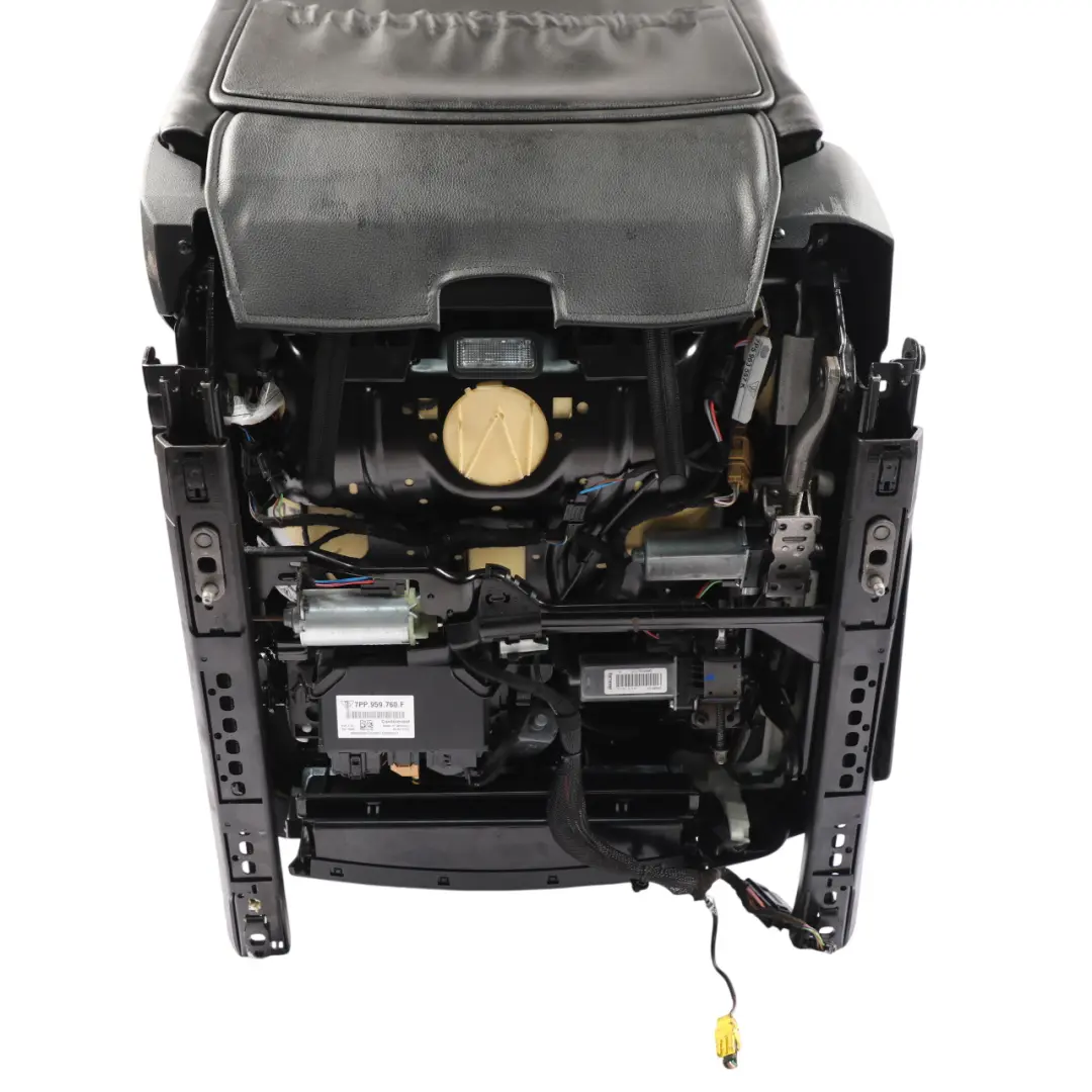 Porsche Cayenne 92A Front Seat Memory Heated Smooth Leather Black Right O/S - SKU RHD-95852186100-1 - Part number 95852186100