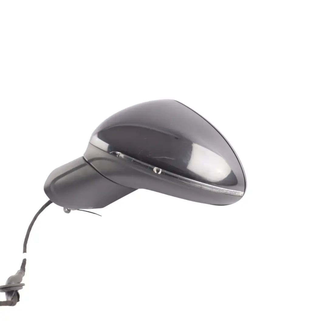 Porsche Cayenne 92A Door Wing Side Mirror Left O/S Jet Black Metallic - C9X - SKU RHD-95873131701-JBL - Part number 95873131701