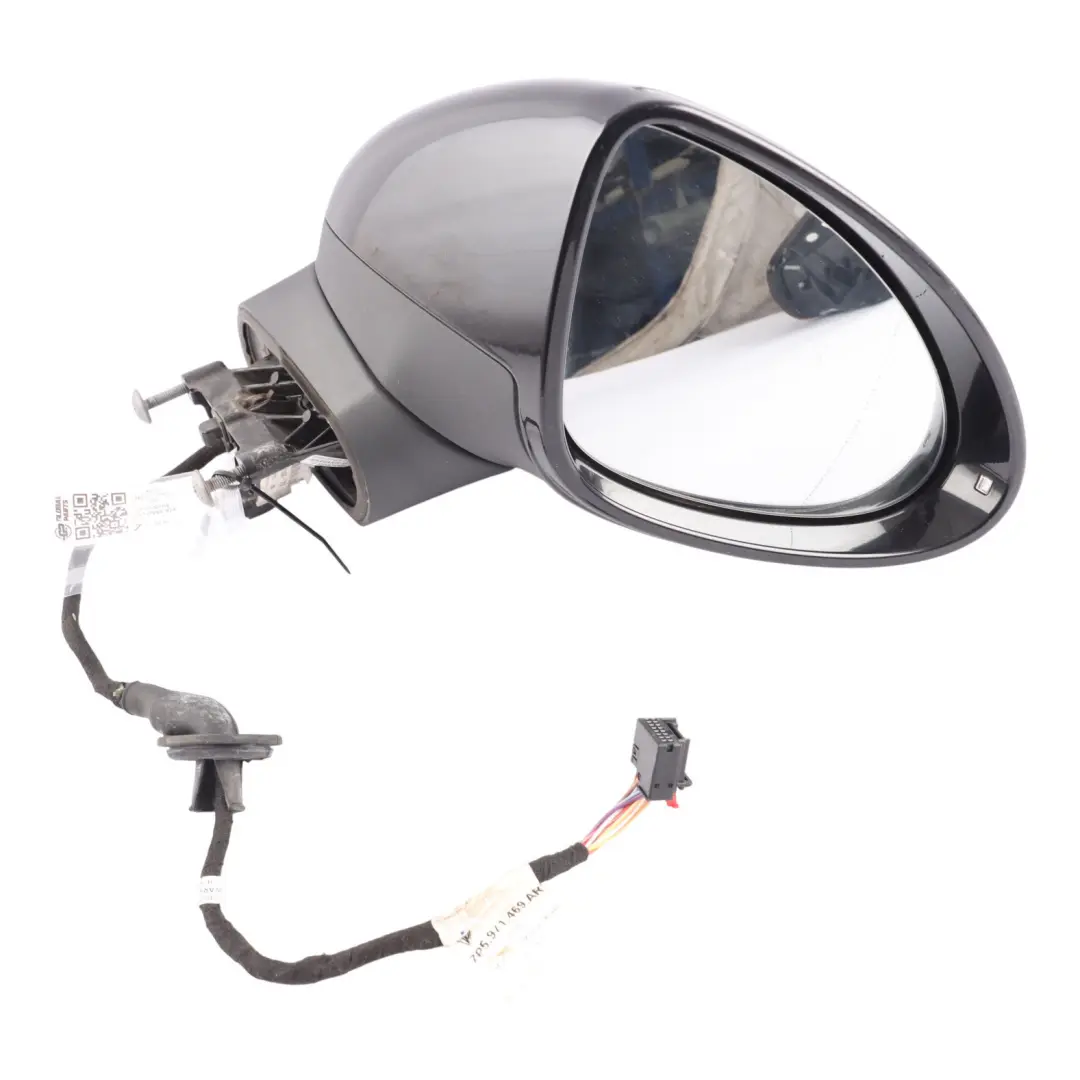 Door Wing Side Mirror Right O/S Jet Black Metallic - C9X to Porsche Cayenne 92A with Part number 95873131801 Porsche Cayenne 92A Door Wing Side Mirror Right O/S Jet Black Metallic - C9X - SKU RHD-95873131801-JBL - Part number 95873131801