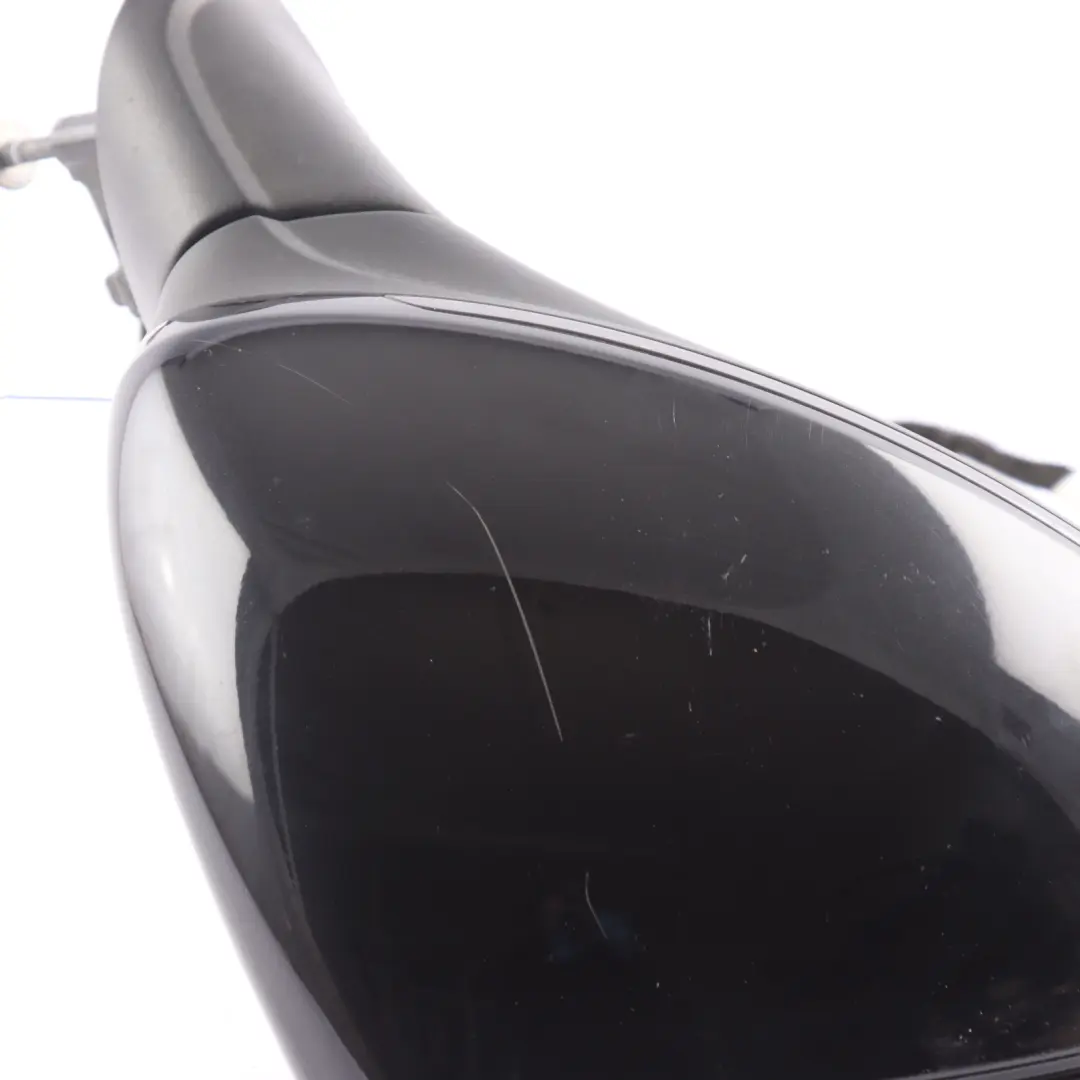 Porsche Cayenne 92A Door Wing Side Mirror Right O/S Jet Black Metallic - C9X - SKU RHD-95873131801-JBL - Part number 95873131801