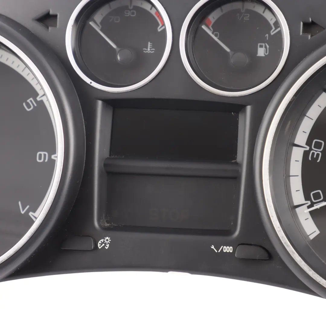 Instrument Cluster Speedometer Manual 1.6 Petrol to Peugeot 308 T7 with Part number 9665107780 Peugeot 308 T7 Instrument Cluster Speedometer Manual 1.6 Petrol - SKU RHD-9665107780 - Part number 9665107780