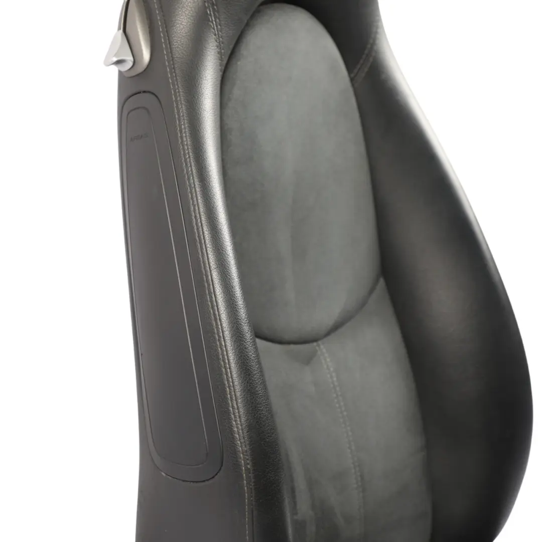 Porsche Cayman 987 Front Seat Interior Leather Alcantara Black Right O/S - SKU RHD-99752153500-2 - Part number 99752153500