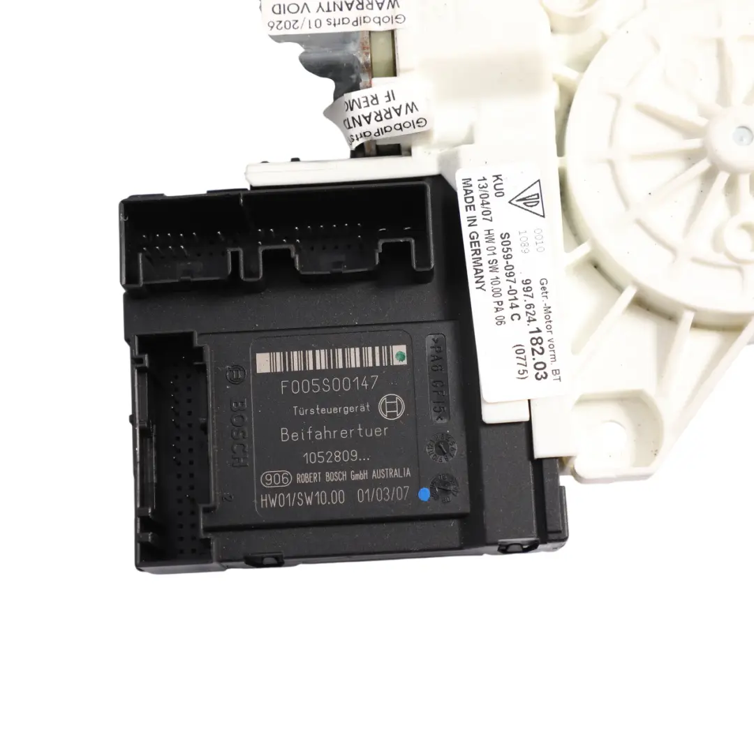 Porsche Cayman 987C Front Window Lifter Motor Unit Passenger Side 99762418203 - SKU 99762418202 - Part number 99762418202