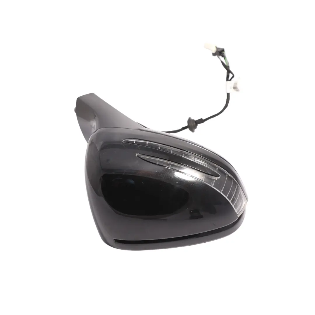 Mercedes SLK R172 Wing Mirror Outside Right O/S Obsidian Black Metallic - 197 - SKU RHD-A1728101800-OB - Part number A1728101800