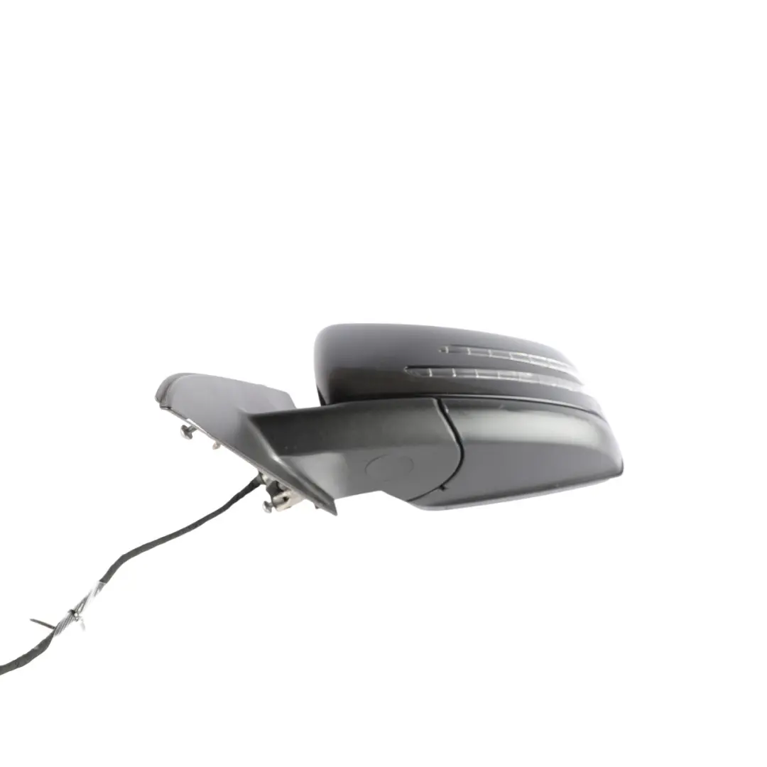 Mercedes W176 Mirror Wing Door Left N/S Outside Black - SKU RHD-A1768100176-BLK - Part number A1768100176