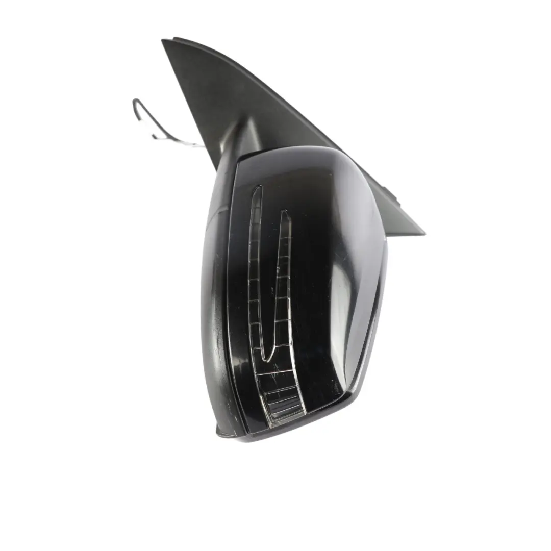 Mercedes W176 Mirror Wing Door Left N/S Outside Black - SKU RHD-A1768100176-BLK - Part number A1768100176