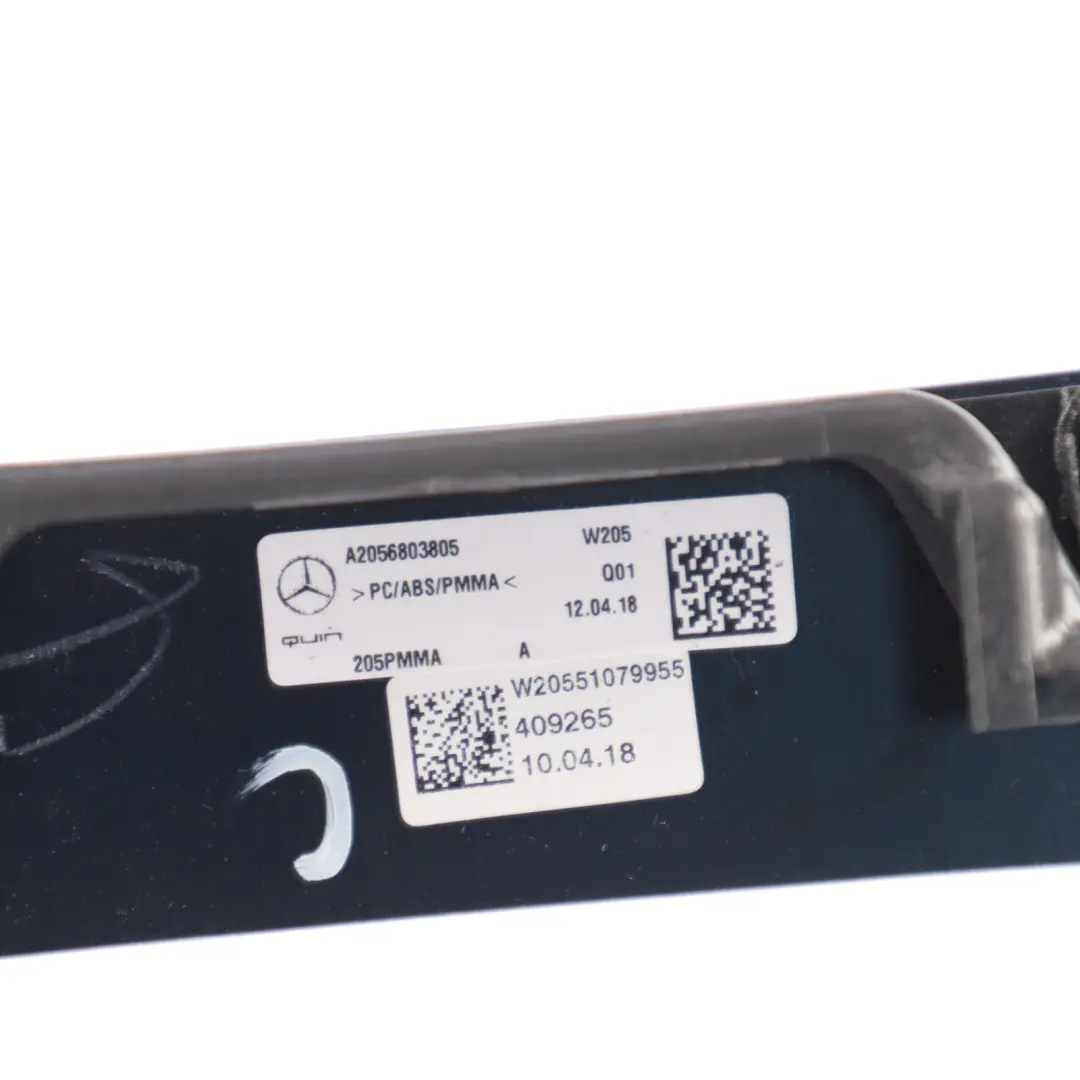 Centre Console Panel Trim Cover Black Ash Wood to Mercedes W205 with Part number A2056803805 Mercedes W205 Centre Console Panel Trim Cover Black Ash Wood - SKU RHD-A2056803805-1 - Part number A2056803805