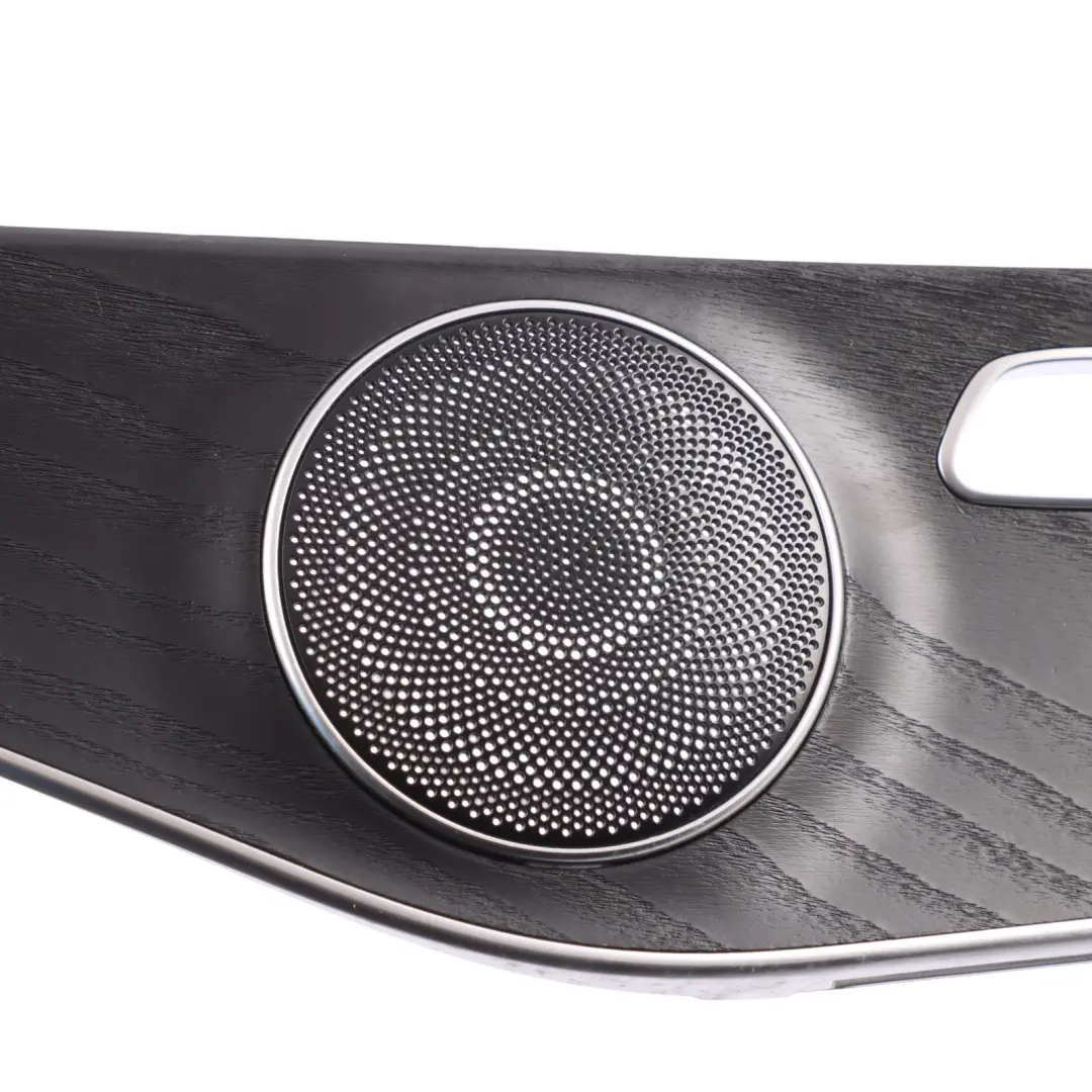 Mercedes W205 Centre Console Strip Ash Tray Door Trim Cover Set Black Ash Wood - SKU RHD-A2056809504-4 - Part number A2056809504