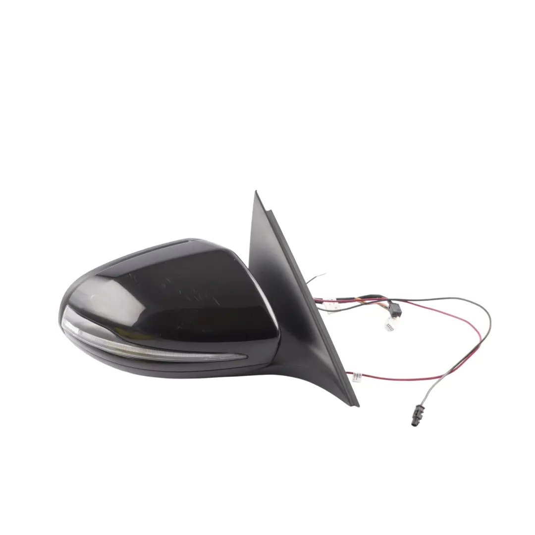 Mercedes W205 Wing Mirror Door Right O/S Outside Black - SKU RHD-A2058100005-BLK - Part number A2058100005